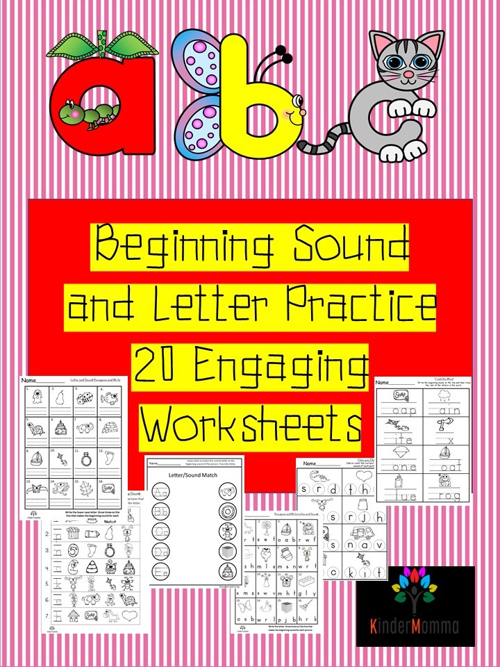 Letter Sounds And Recognition Worksheets - Kindermomma.com