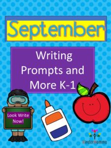 kindergarten writing prompts