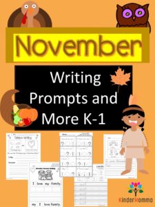 Thanksgiving writing printables