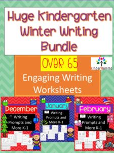 winter writing worksheets