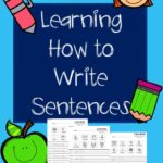 learning to write sentences worksheets