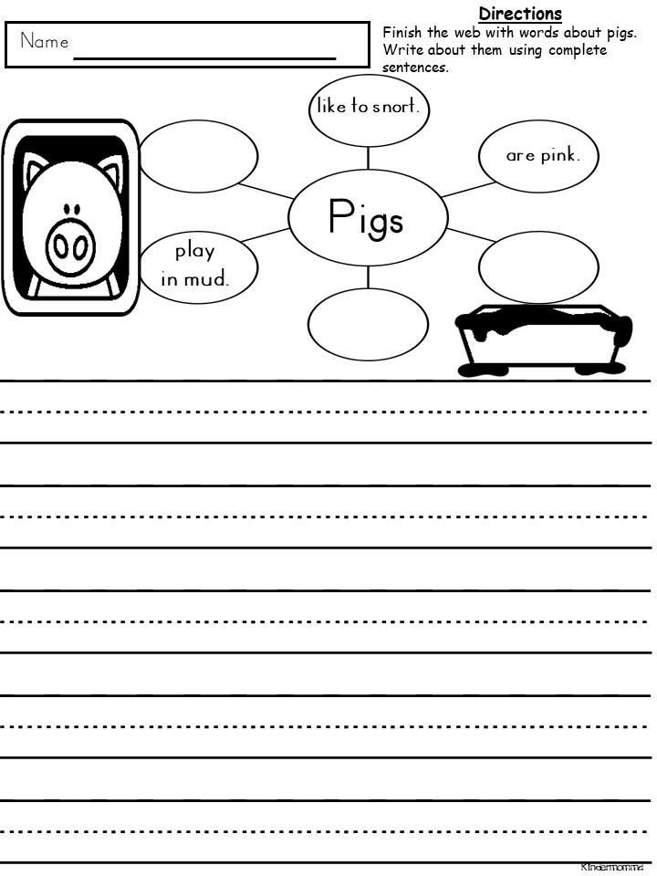 Ela Worksheets For Kindergarten Pdf